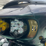 Verkleidungs-Mesh-Grill für Harley Road Glide – Edelstahl Steinschutz