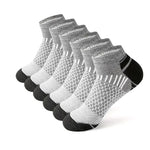 Herren Kurze Sportsocken Feuchtigkeitsableitend Atmungsaktiv Ganzjährig 6er Pack