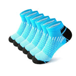 Herren Kurze Sportsocken Feuchtigkeitsableitend Atmungsaktiv Ganzjährig 6er Pack