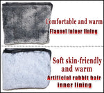 Damen Lederhandschuhe Echtes Schafleder Warmes Flanellfutter Wintertauglich