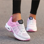 Damen Laufschuhe Mesh Atmungsaktiv Air Kissen Leicht Sportschuhe