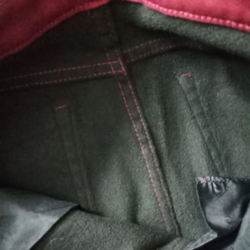 Damen Samt-Leggings Warm Gefüttert Winter – Denim-Optik Winterhose