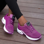 Damen Laufschuhe Mesh Atmungsaktiv Air Kissen Leicht Sportschuhe