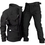 Herren Taktik Set Wasserdicht Haifischhaut Softshell Jacke Cargohose Zweiteilig