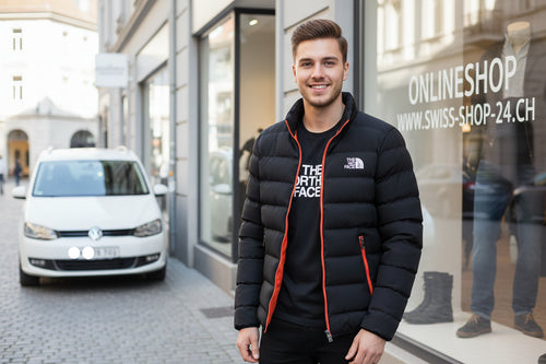 Herren Übergangsjacke Mit Extra Warme Fütterung Ohne Kapuze Alltagslook