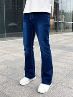 Skinny Jeans Herren Dunkelblau - Street Style Denim Slim Fit
