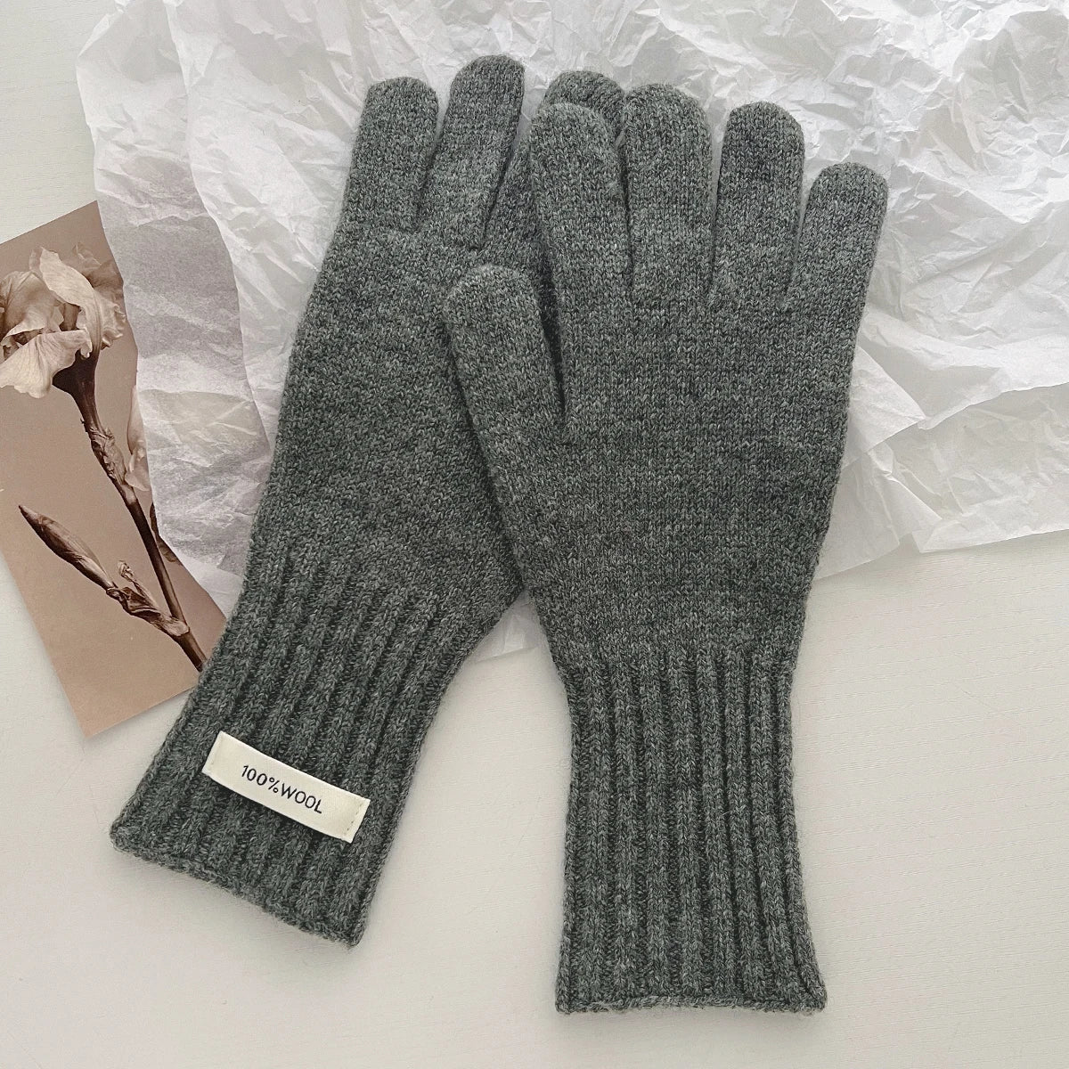 Unisex Touchscreen Handschuhe Aus Wolle 100 Prozent Warm Und Weich