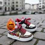 Warme Kinder Winter Sneaker Unisex Aus PU Leder Gefüttert Mit Rutschfester Sohle