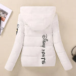 Damen Parka Gefüttert Mit Kapuze Kurz Warme Jacke Winter