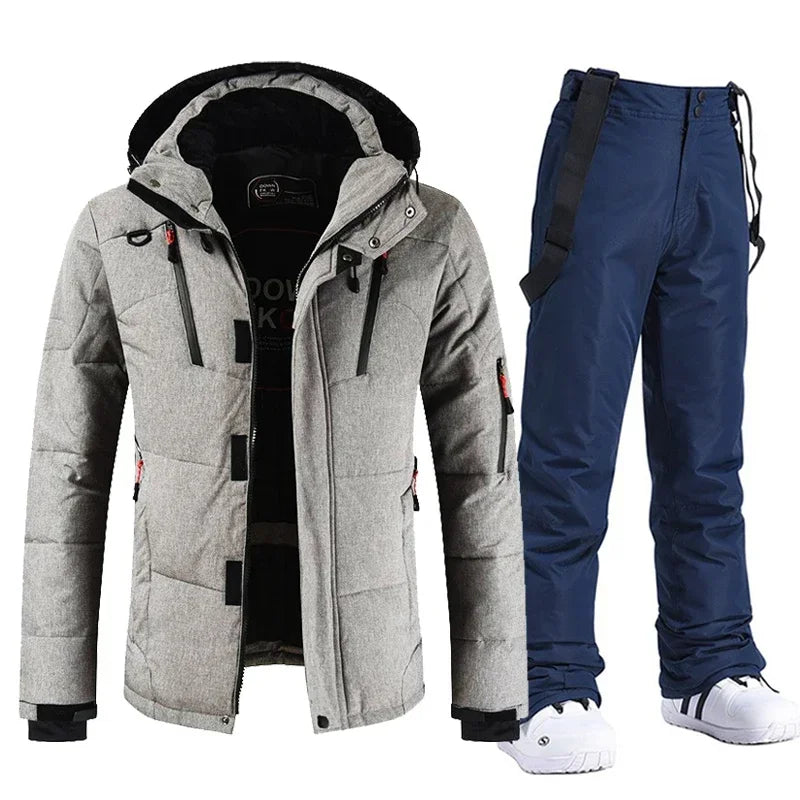 Herren Skianzug Wasserdicht Winddicht Winter