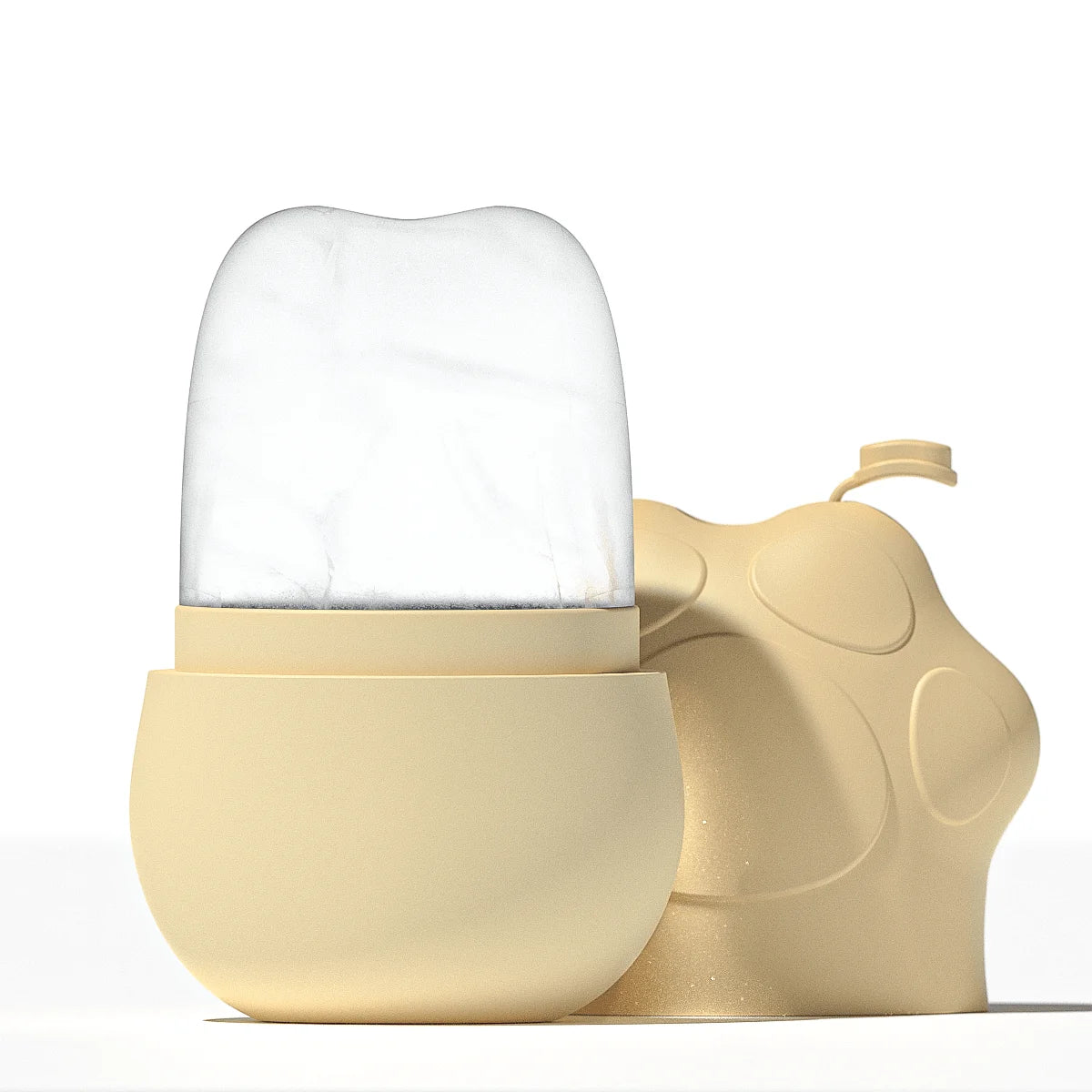 Damen Silikon Eisgesichtsroller Kühlende Hautpflege Gesicht Augen Hals