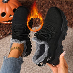 Damen Winter Sneaker Gefüttert Warm Rutschfest Outdoor Sportschuhe