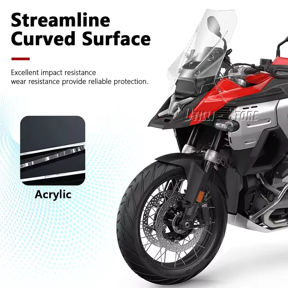 Windschutzscheibe Motorrad BMW R1300GS Fahrer 3mm Transparent