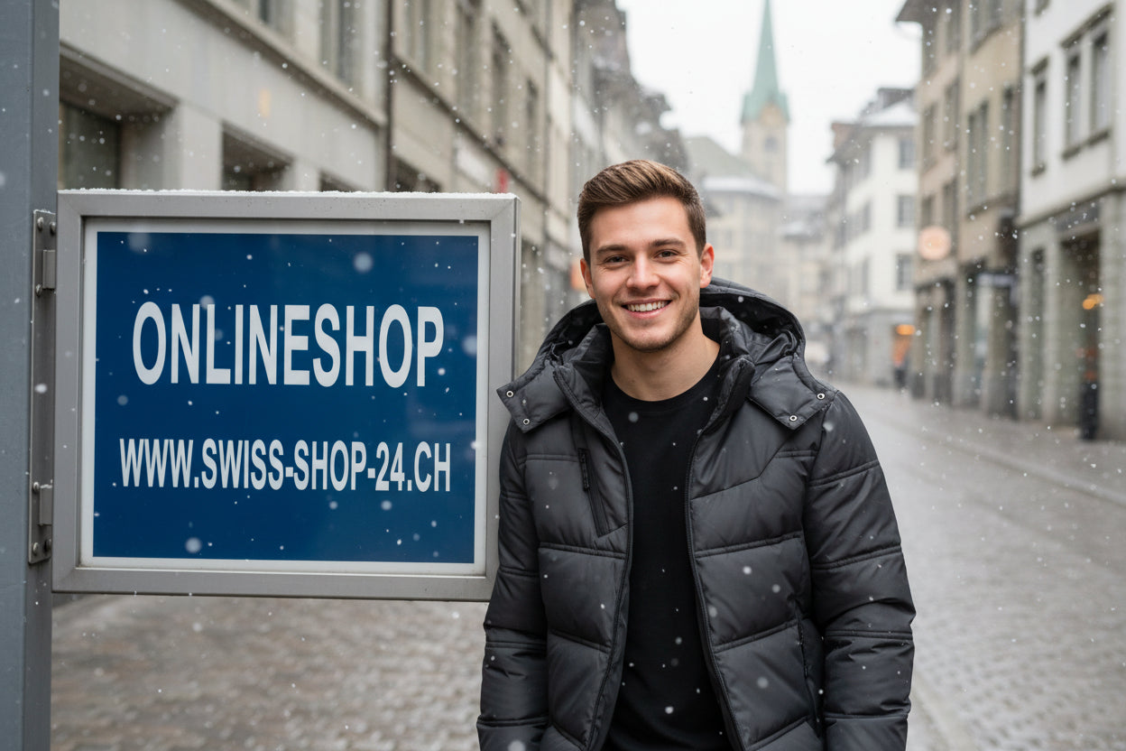 Herren Winterjacke Weisser Entendaunenfüllung Abnehmbare Kapuze Winddicht