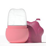 Damen Silikon Eisgesichtsroller Kühlende Hautpflege Gesicht Augen Hals