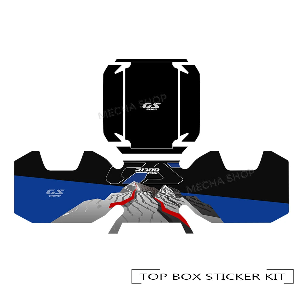 Aluminium Kofferaufkleber Motorrad Schutz Kit Für R1300GS Adventure 2025