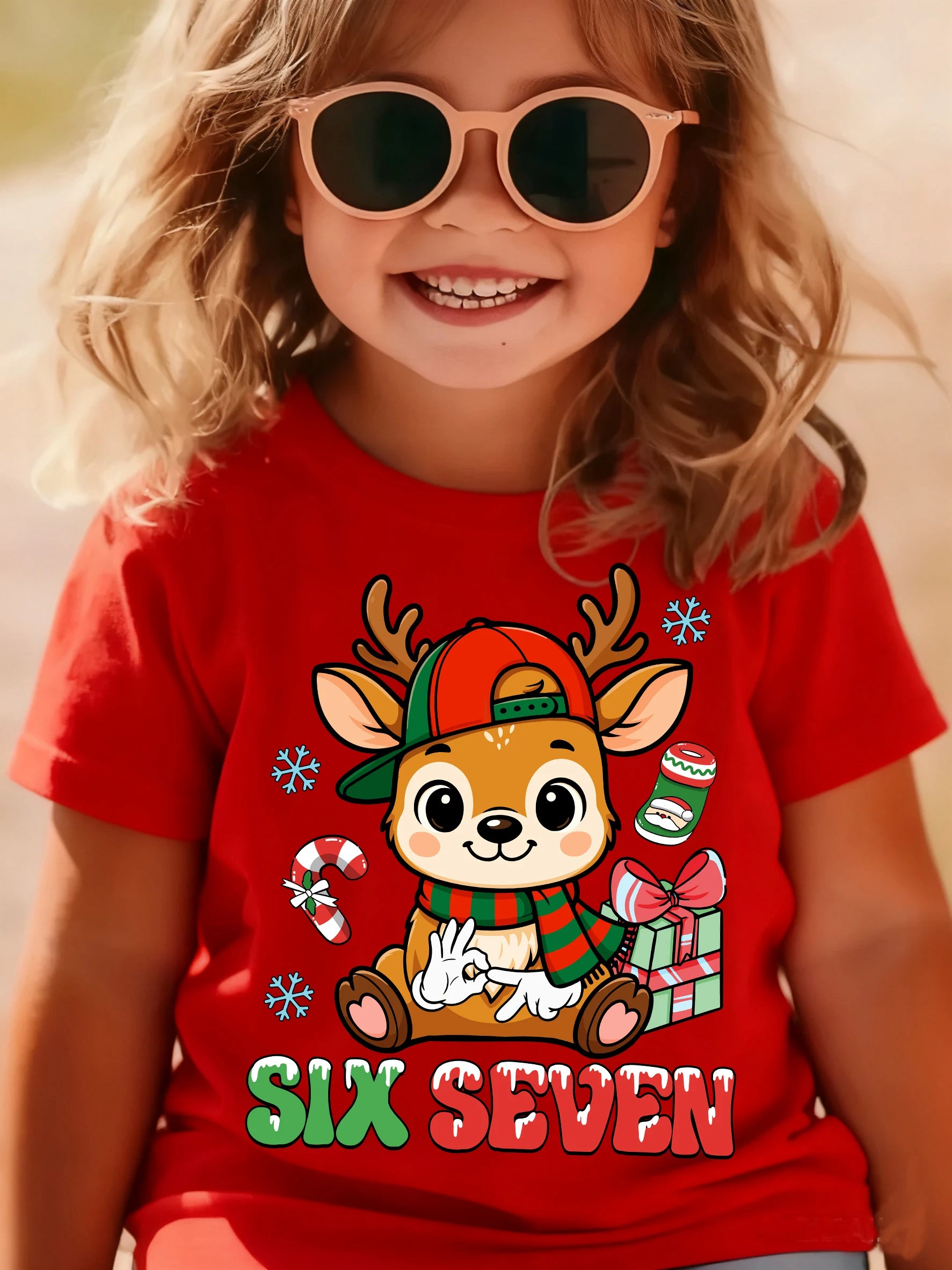 Kinder Streetwear T Shirt Meme Design Y2K Weihnachtsgeschenk