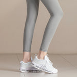 Damen Yoga-Fitnesshose High Waist mit Gesässtasche – Sport-Leggings