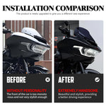 Windschutzscheibe 10 Zoll für Harley Touring CVO Road Glide – ABS