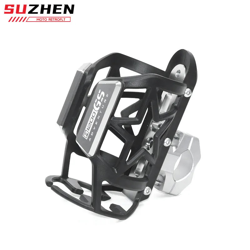 Wasserflaschenhalter Halterung Fuer BMW Motorrad Enduro Fahrer CNC Aluminium
