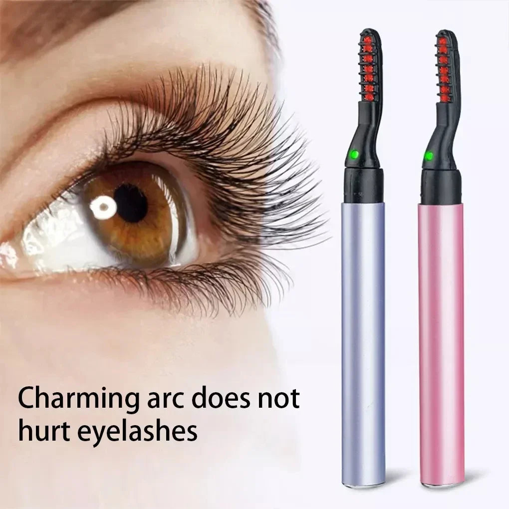 Elektrische Wimpernzange Damen Mini Beheizt Tragbar Schnelle Erwärmung