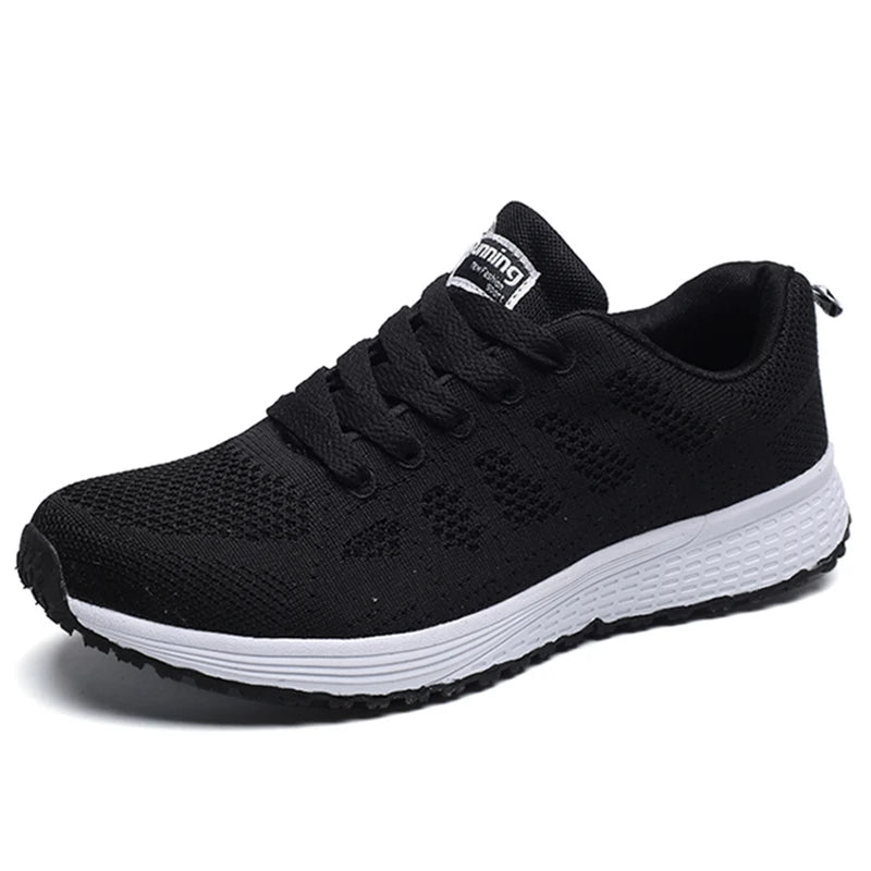Damen Sneaker Weiss Klassik Sportschuhe Bequem Alltag Turnschuhe