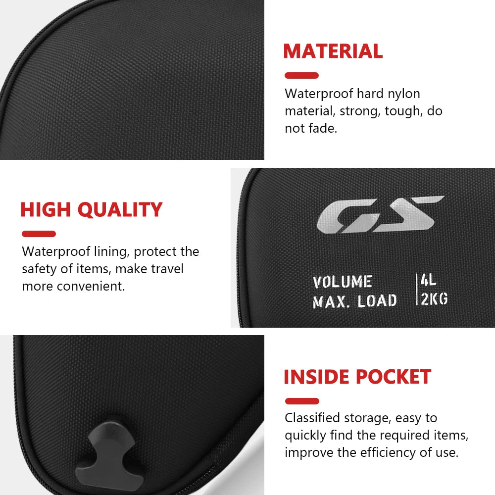 Kühler Schutz Tasche Motorrad Fahrer Wasserdicht Hartnylon R1300GS