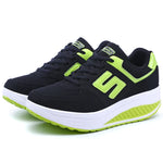 Damen Sneaker Leder Rot Atmungsaktiv Bequem Sportschuhe Modisch