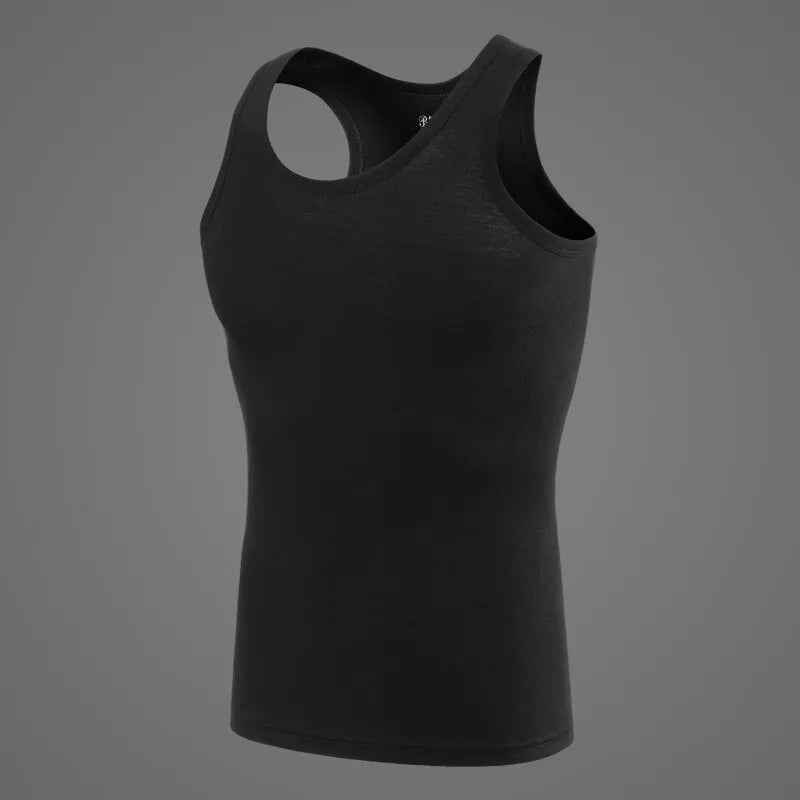 Herren Baumwollweste Atmungsaktiv Training Und Bodybuilding Nahtlose Optik