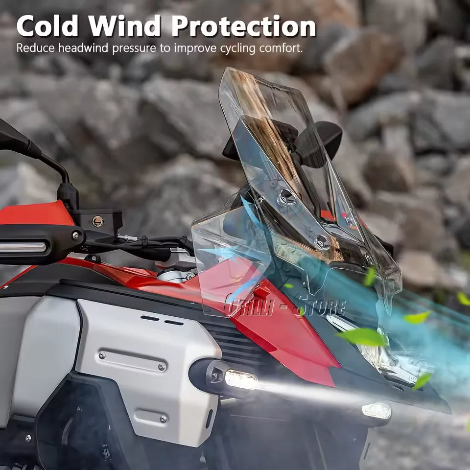 Windschutzscheibe Motorrad BMW R1300GS Fahrer 3mm Transparent