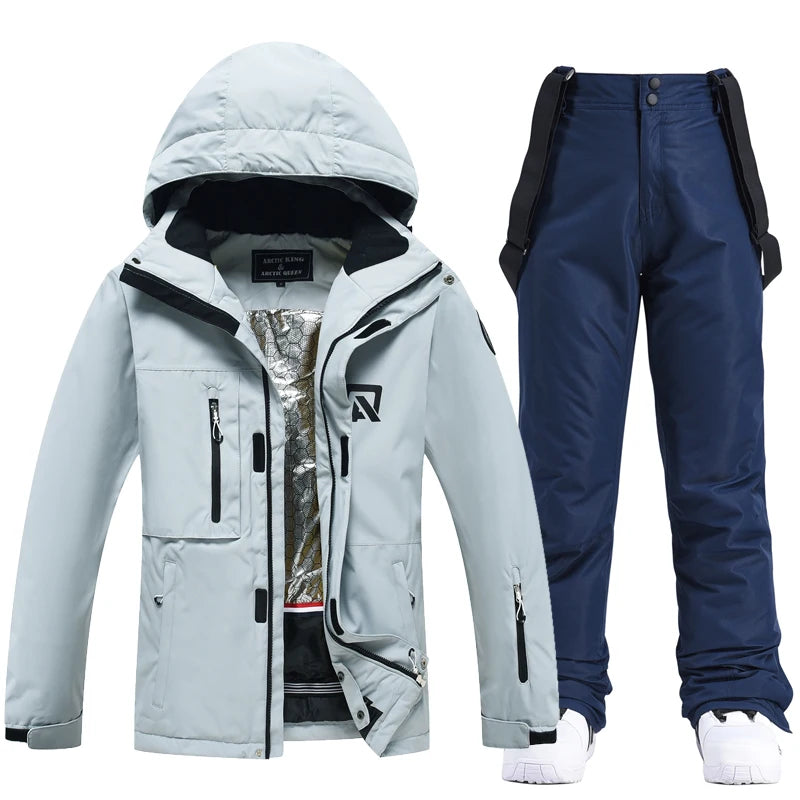 Damen Skianzug Wasserdicht Winddicht Winter