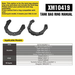 Rhinowalk Magnetische Tanktasche 6,5 L Motorradfahrer Schnellverschluss