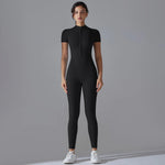 Damen Yoga-Overall Sport-Jumpsuit Atmungsaktiv Schnell Trocknend