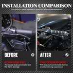 Motorrad Lenkergriffe 25mm Für Harley Cruiser Fahrer Billet Aluminium