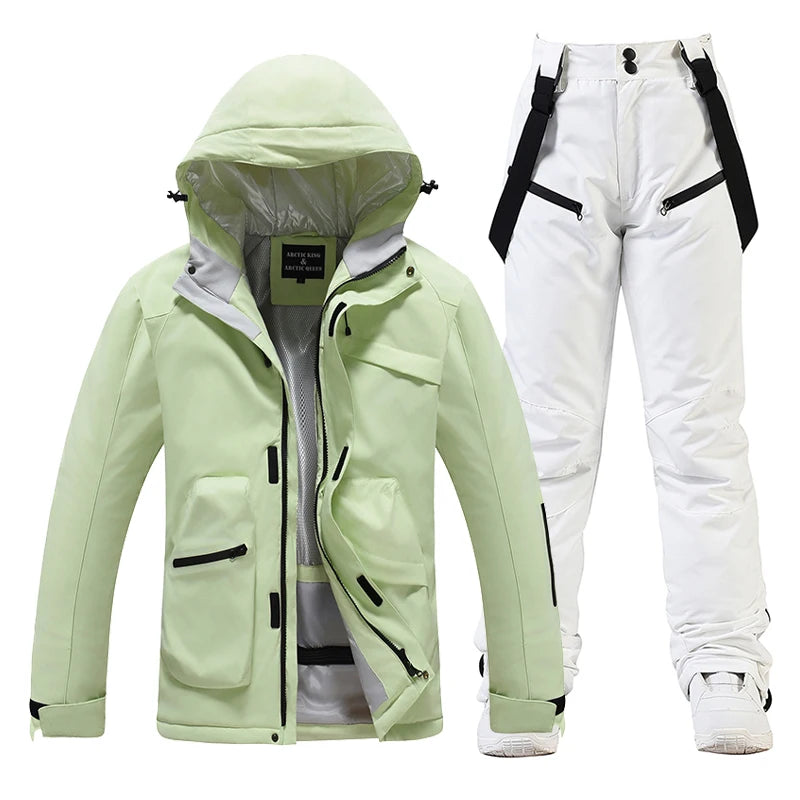 Herren Skianzug Wasserdicht Winddicht Winter