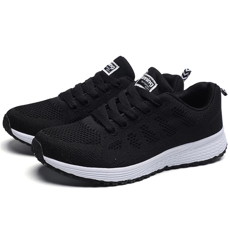Damen Sneaker Weiss Klassik Sportschuhe Bequem Alltag Turnschuhe