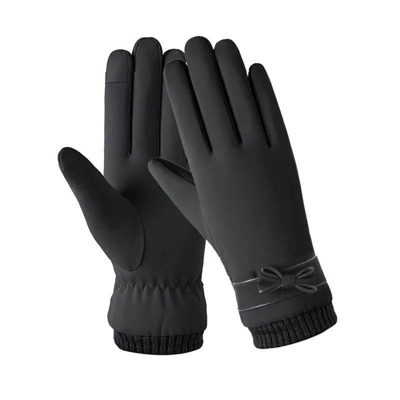 Damen Winter Handschuhe Winddicht Warm Gefüttert Sport Und Alltag