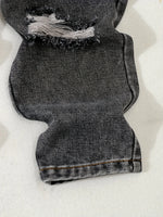 Jungen 3-Teiliges Jeansset Herbst Winter Jeansjacke Zerrissene Jeans Rundhals-Shirt