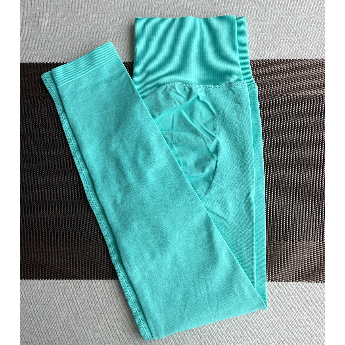 Damen Yoga Leggings Hoher Bund Nahtlos Atmungsaktiv Po Lift Gym Hose