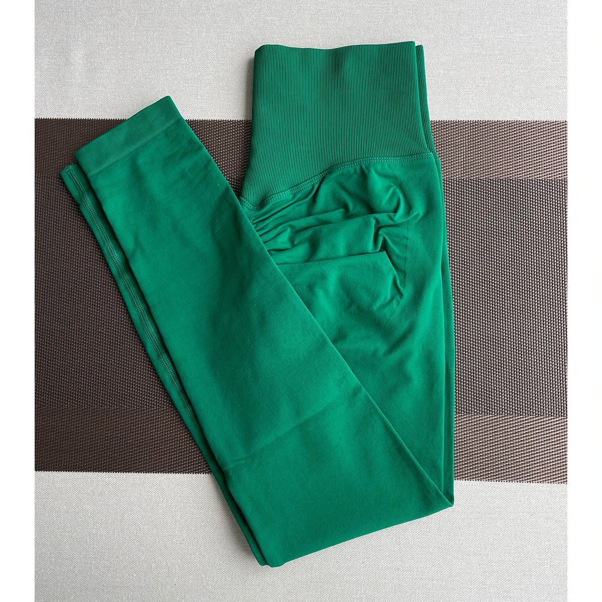 Damen Yoga Leggings Hoher Bund Nahtlos Atmungsaktiv Po Lift Gym Hose