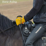 Unisex Retro Motorradhandschuhe Atmungsaktiv Rutschfest Schaffell Griff