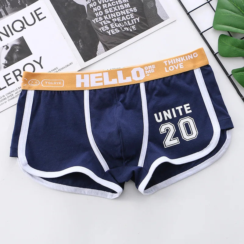 Herren Boxer Shorts Baumwolle Nylon Mischung Bequem Atmungsaktiv 1er Pack