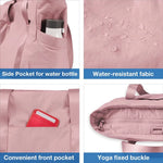 Damen Laptop Reisetasche 15,6 Zoll Mit Yogamatte Und Universitäts-Tasche