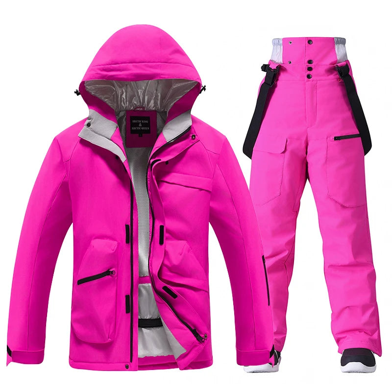 Herren Skianzug Wasserdicht Winddicht Winter