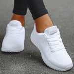 Damen Sneaker Weiss Klassik Sportschuhe Bequem Alltag Turnschuhe