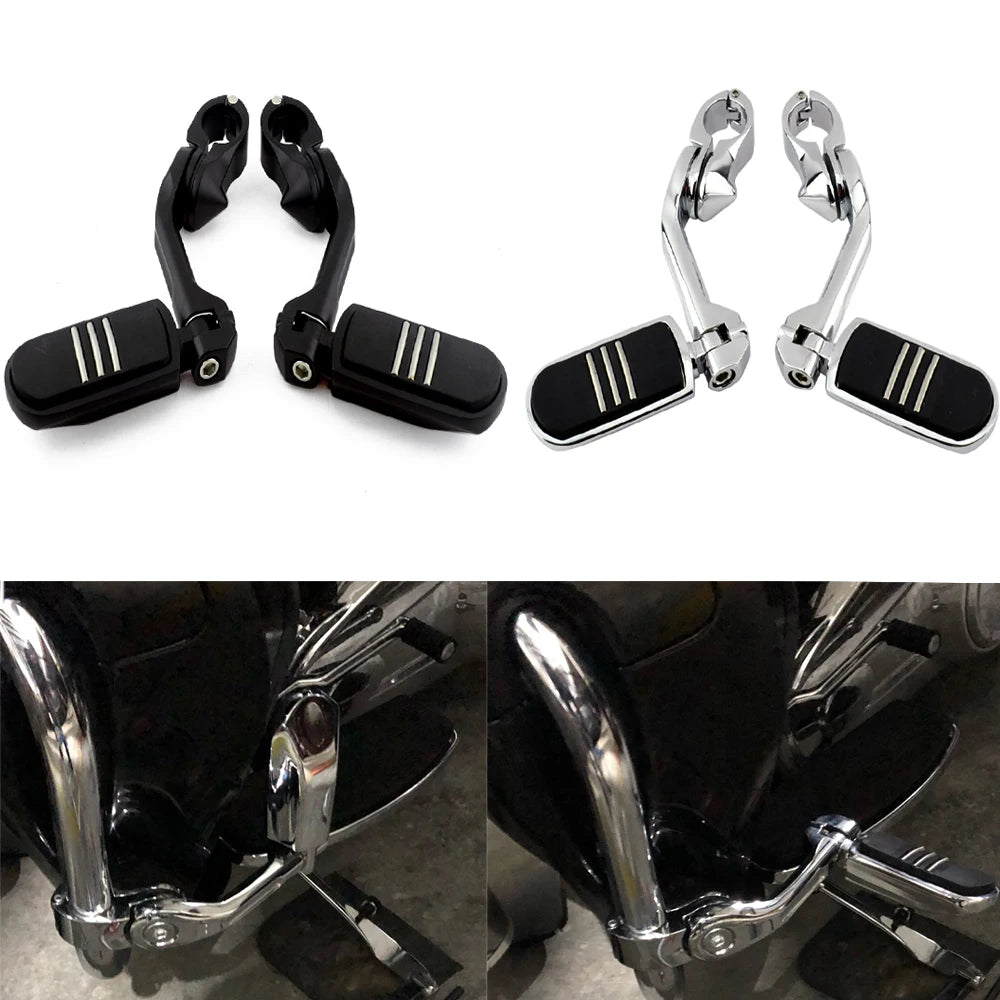 Highway Pegs 1,25 Zoll für Harley – Verstellbare Fussrasten