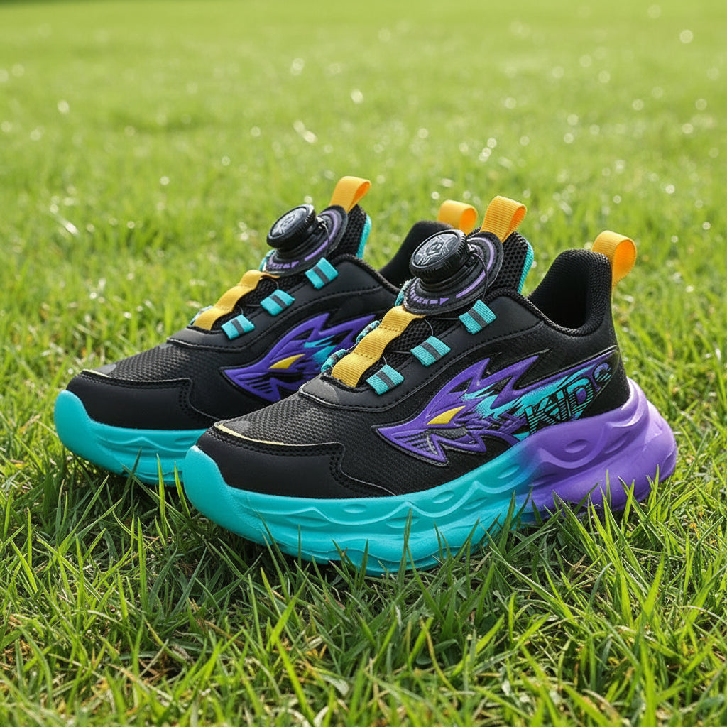 Turnschuhe Für Jungen Sport Atmungsaktives Obermaterial Muster Grösse 28 Bis 39