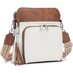 Damen-Umhängetasche · Multifunktional · Leder · Quaste · Leicht