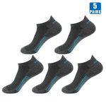 Herren Baumwollsocken 5er Pack Kurze Low Cut Sneaker Socken Atmungsaktiv