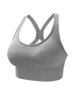 Damen Sport BH Für Yoga Und Training Nahtlos Gepolstert Atmungsaktiv